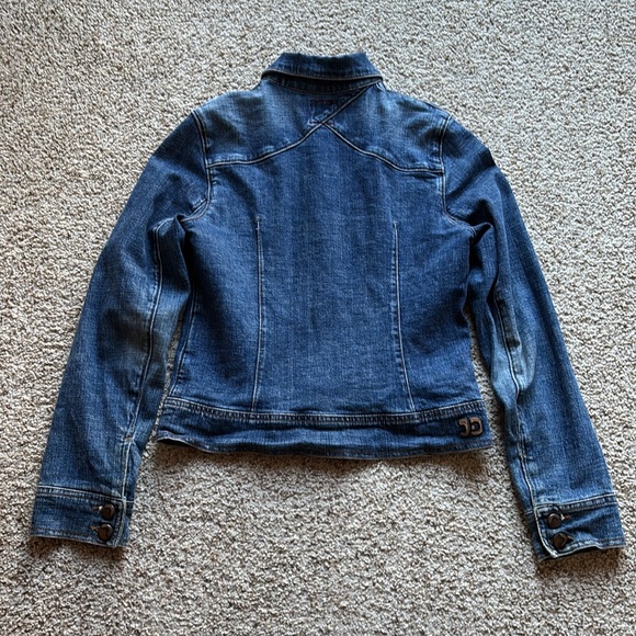 Joe’s Jeans Vintage Retro Women’s Denim Jacket Rocker Hippie Made in USA Sz S - Picture 11 of 13